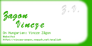 zagon vincze business card